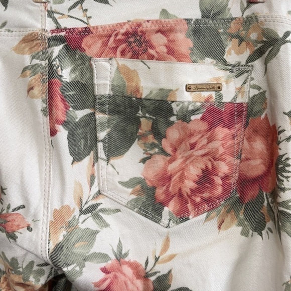 Zara Floral Jegging Jeans - Picture 4 of 12